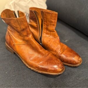 Men's Lemargo Italian Brown Leather Boots